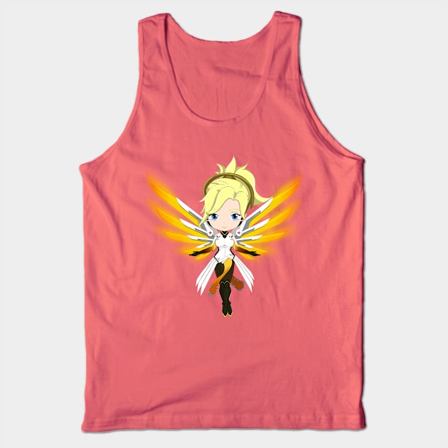 Angel of Mercy Tank Top by Pastelpandabum